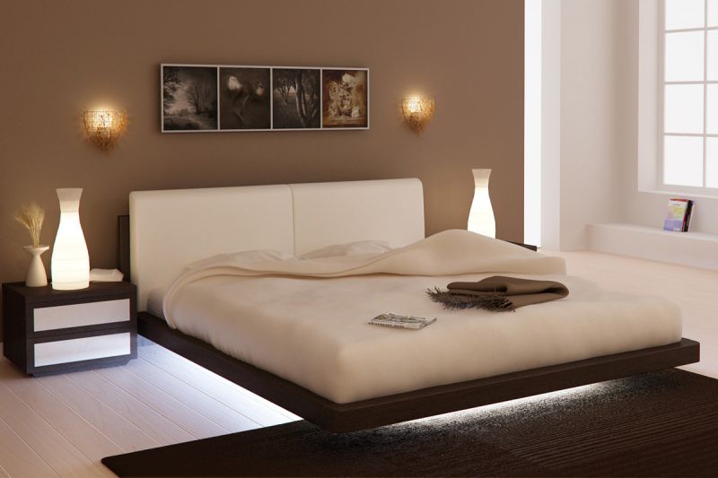 Éclairage de meubles de chambre à coucher