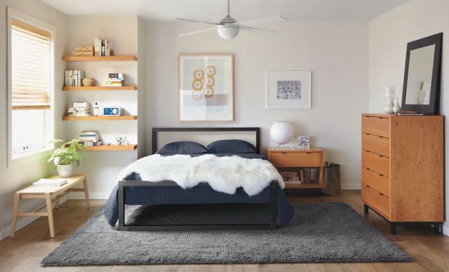 Un exemple de l'intérieur élégant d'une chambre moderne