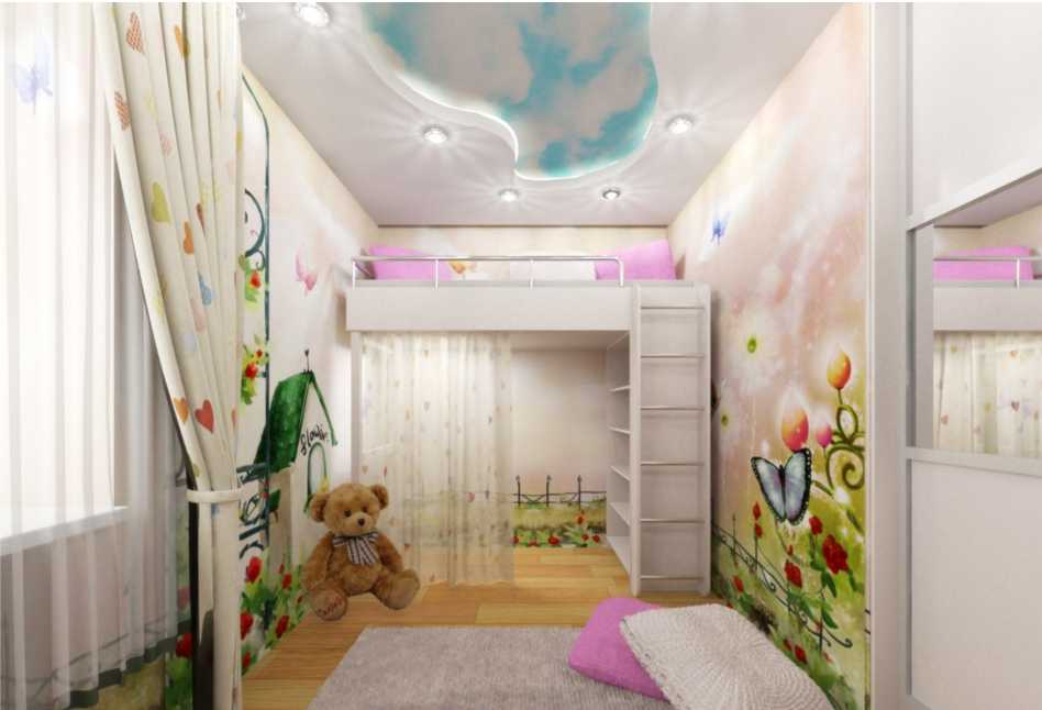 Intérieur agréable de la chambre de bébé