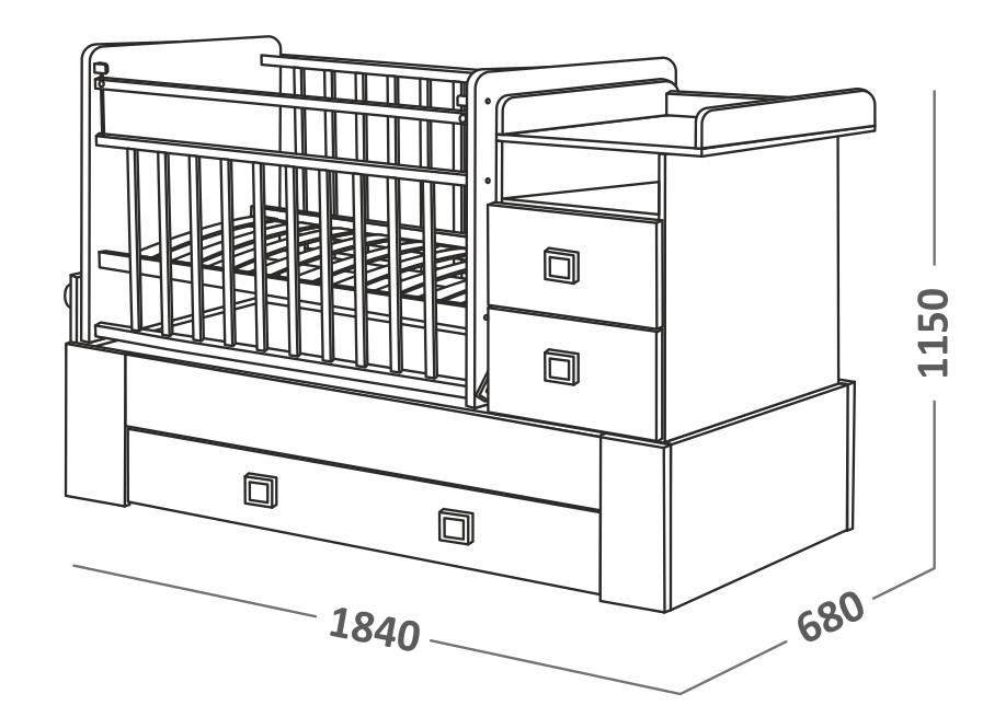Dimensions du lit de bébé