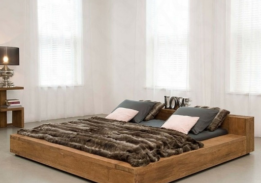 Style loft dans la conception du lit