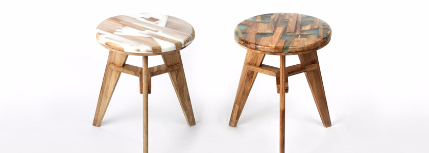 Chaise hybride en bois