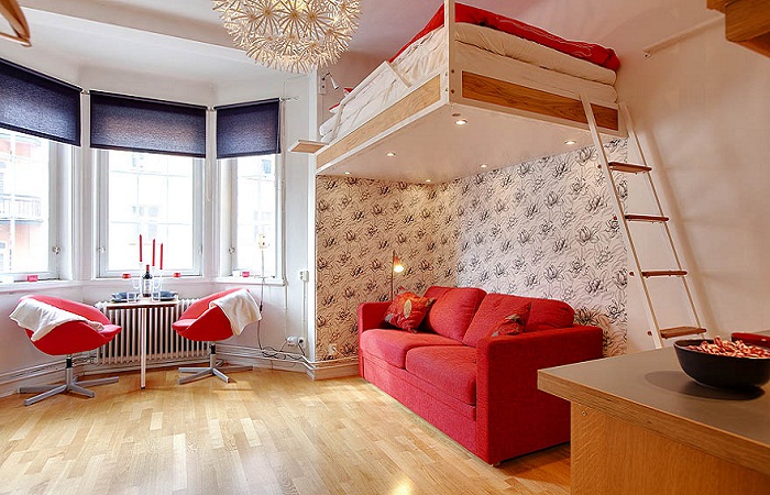 La possibilité d'aménager une petite chambre