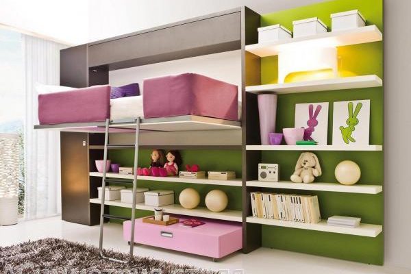 Transformateur de lit de table pour enfants