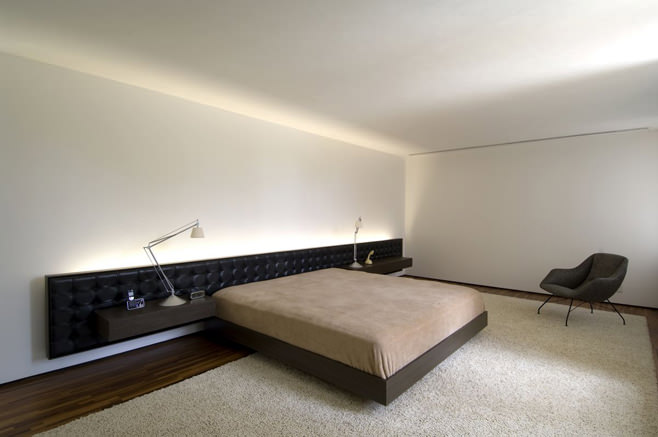 Intérieur de chambre haute technologie