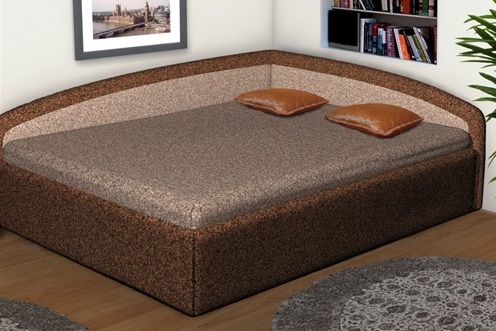 Couvre lit marron