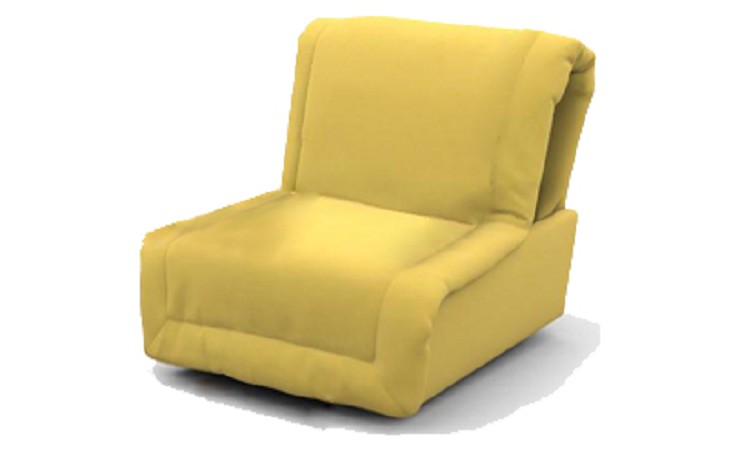 Fauteuil lit accordéon sans accoudoirs