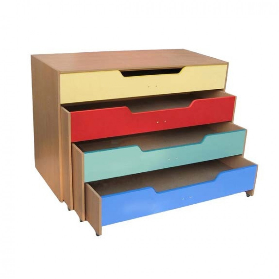 Lit escamotable à 4 niveaux, pour jardin d'enfants