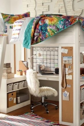 Lit mezzanine blanc