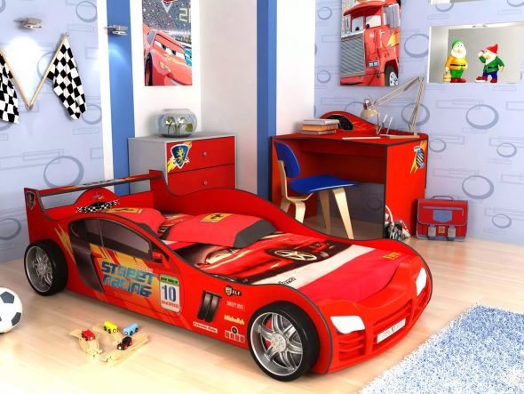 Lit voiture de course