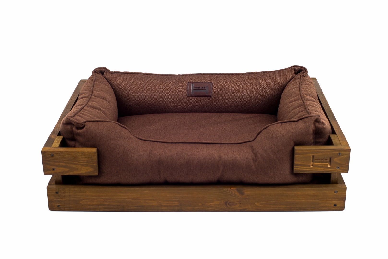 Lit pour chien Elite avec structure en bois