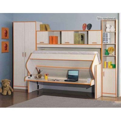 Mécanisme bureau lit transformateur école