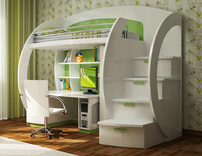 Meubles en couches pour un adolescent