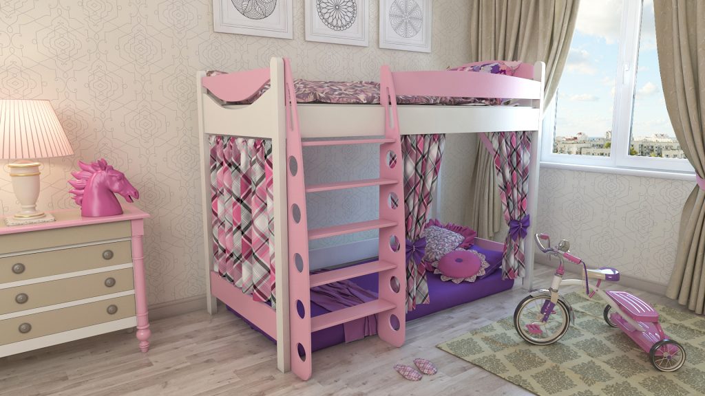 L'agencement des filles de la chambre des enfants
