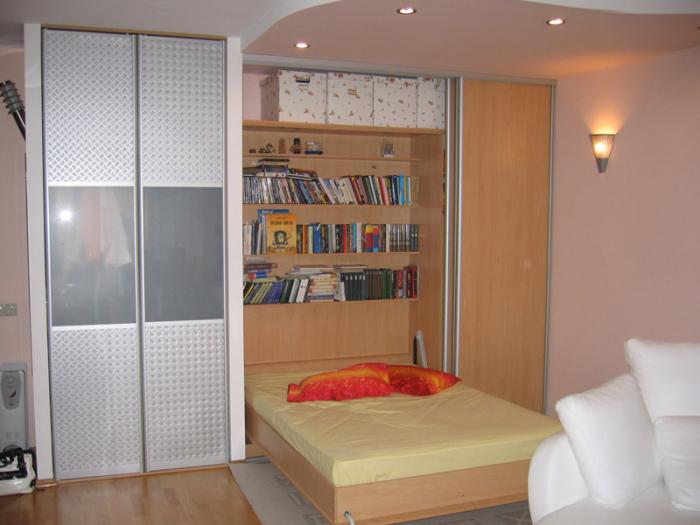 Lit armoire pliant (relevable)
