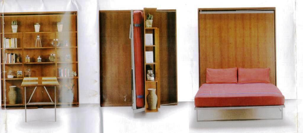 Armoire de lit pliante pivotante