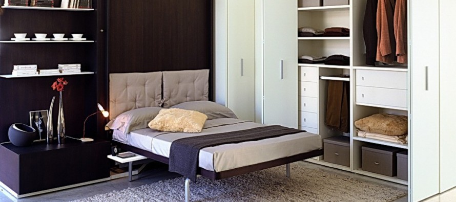 Un exemple de l'intérieur d'une petite chambre