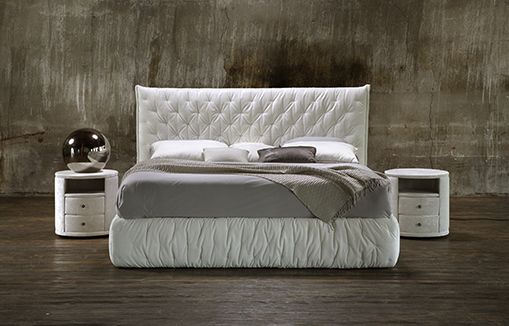 Lit blanc moderne