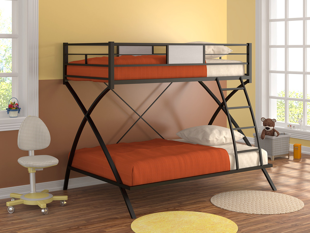 Lits métalliques modernes, confortables et élégants