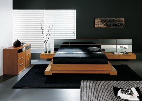 Ensemble de chambre à coucher en aggloméré texturé léger