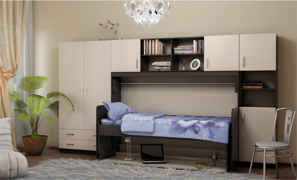 Mur avec couchette