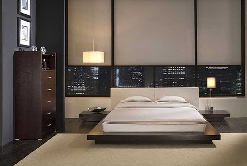 Style high-tech dans la conception de la chambre