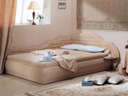 Lit d'angle confortable