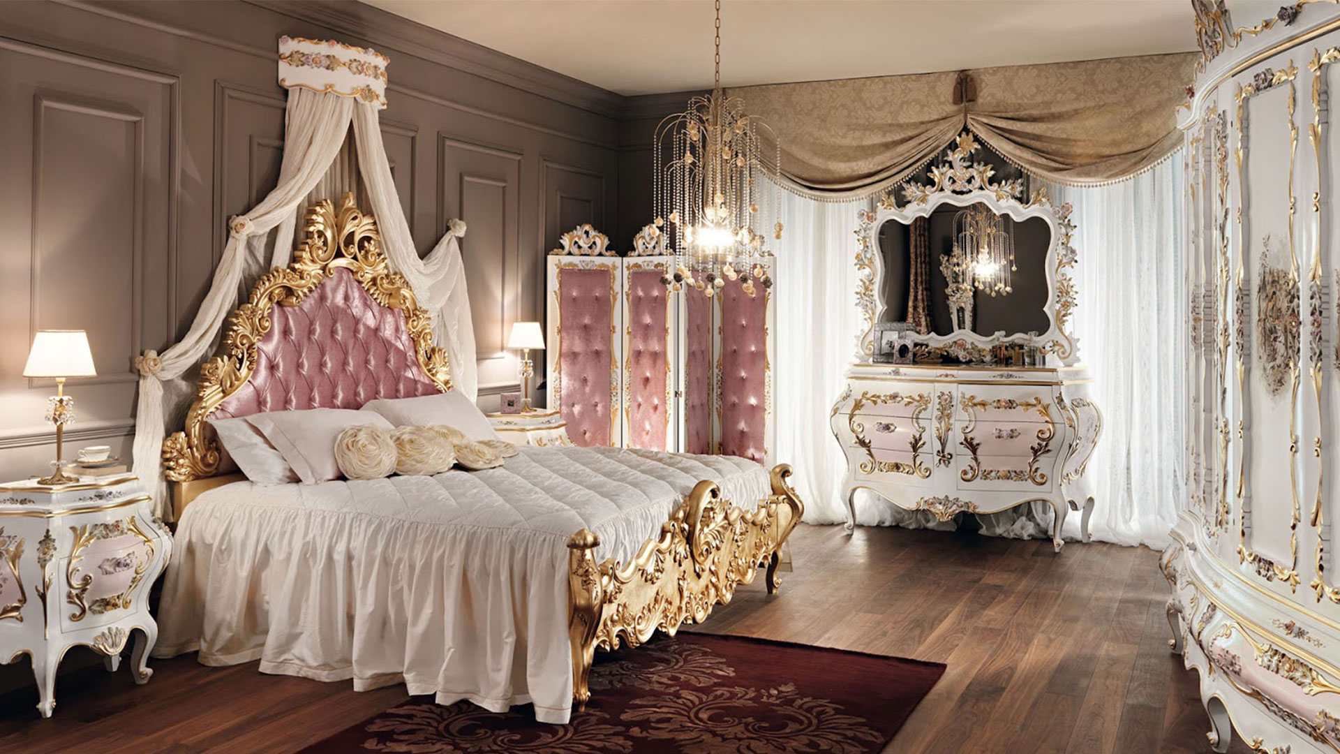 Intérieur confortable d'une chambre moderne