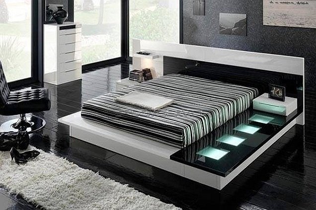 Chambre agrandie visuellement, utilisant des couleurs bien choisies