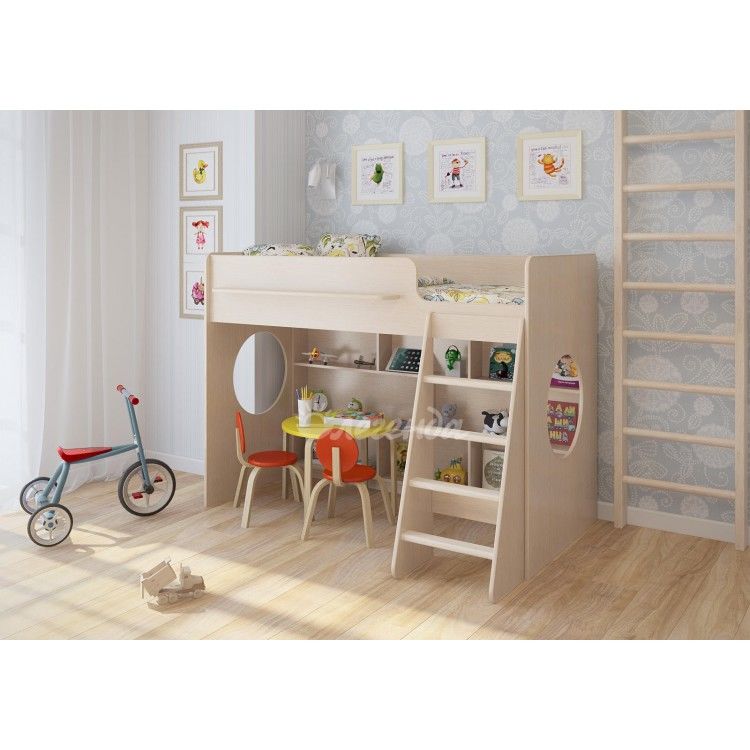 Lit mezzanine pour dormir et détendre un enfant