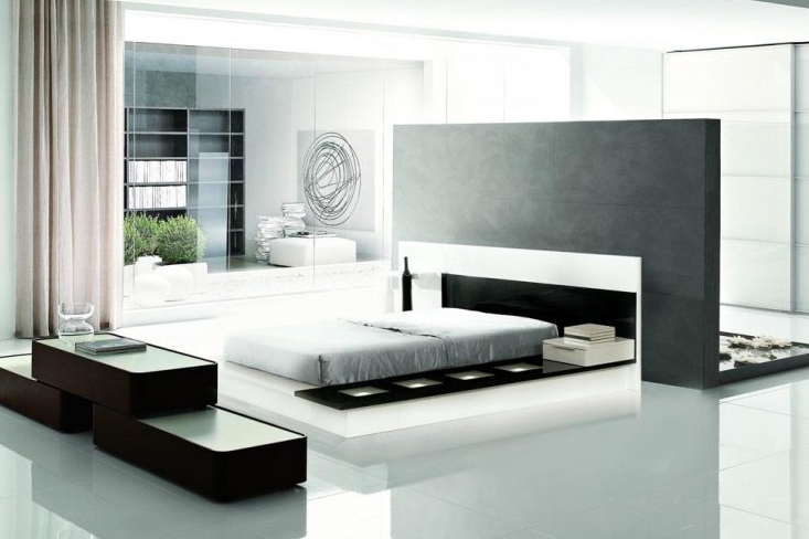 Conception de chambre haute technologie
