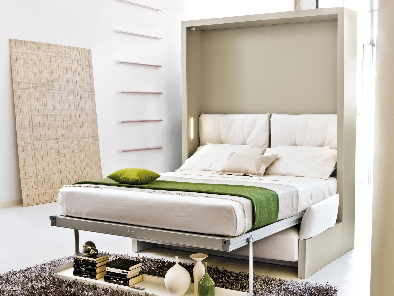 Mécanisme pliable d'un lit moderne