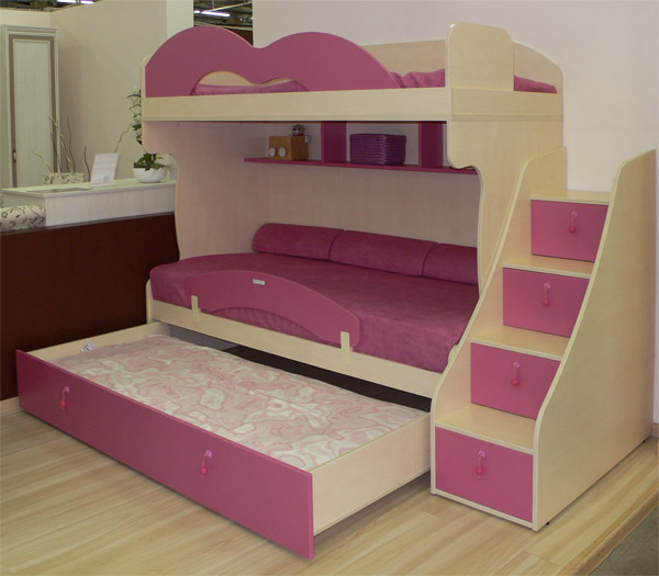 Trois couchettes