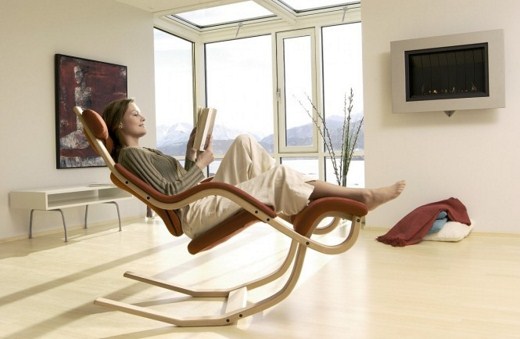 Chaise à bascule