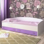 Lit pour fille avec tiroirs