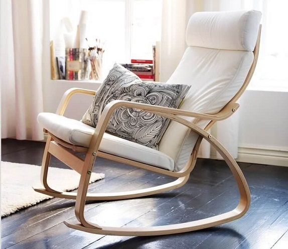 Fauteuil blanc Ikea