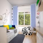 Intérieur blanc pour un adolescent