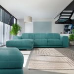 Canapé turquoise