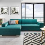 Canapé turquoise