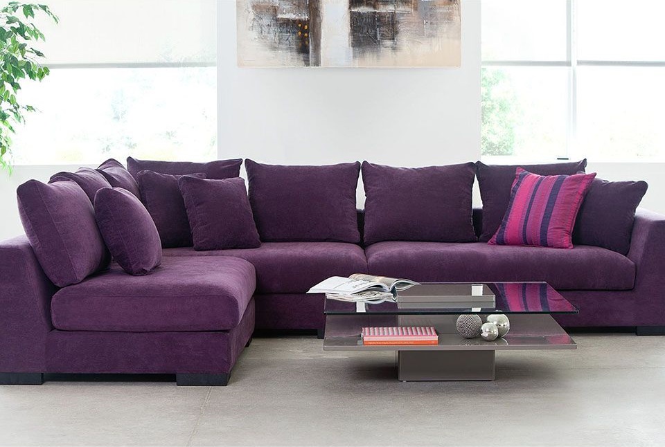 Canapé violet