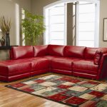 Coin en cuir rouge