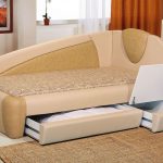 Pouf doux avec tiroirs