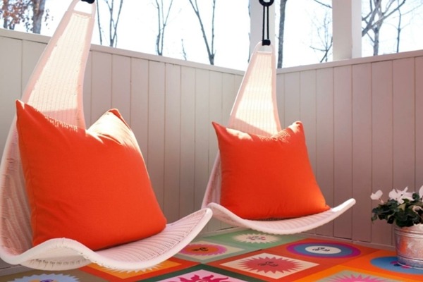 Chaises suspendues fantaisie