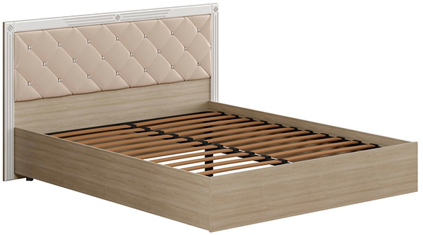 Sommier orthopédique avec tête de lit souple