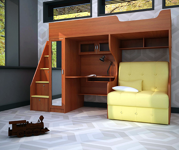 Avec un bureau