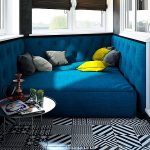 Velours bleu