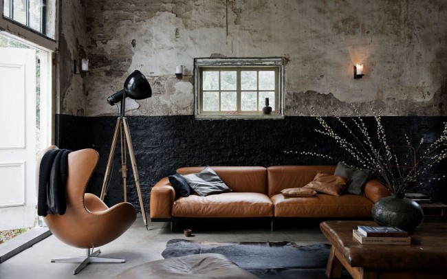 Canapé de style loft