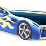 Voiture lit bleu
